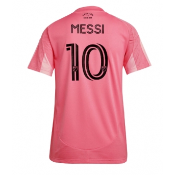 Inter Miami Lionel Messi #10 Maglia Gara Casa Repliche 2025-26 Donna Maniche Corte